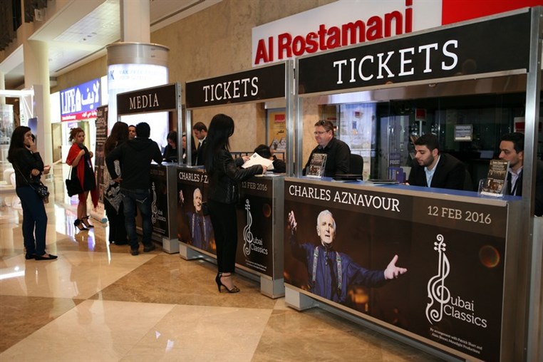 Charles Aznavour in Dubai